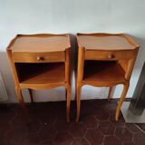 Pair of niche bedside tables