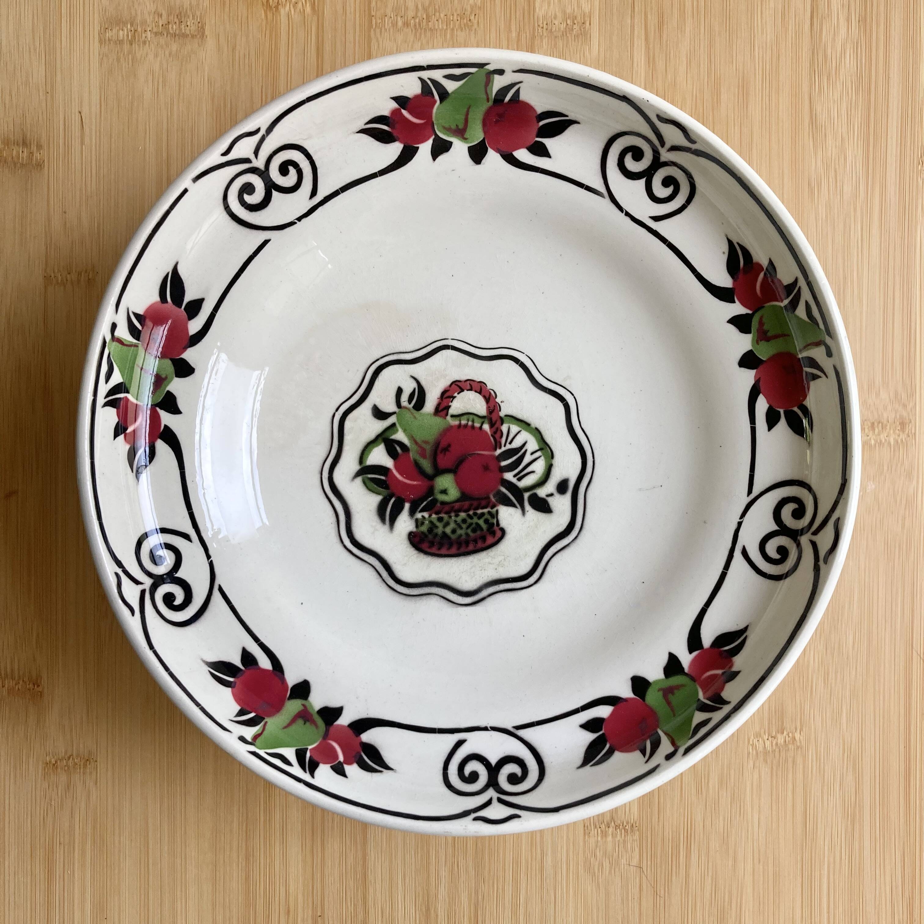Art Deco Fruit Bowl - Boch Frères Keramis