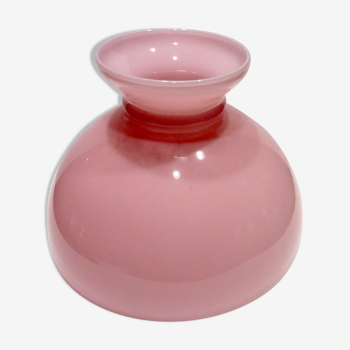 Lampshade in 19th century pink opaline