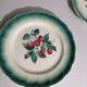 Lot assiettes barbotine