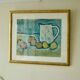 Original Swedish pastel on paper – by Lage Lindell