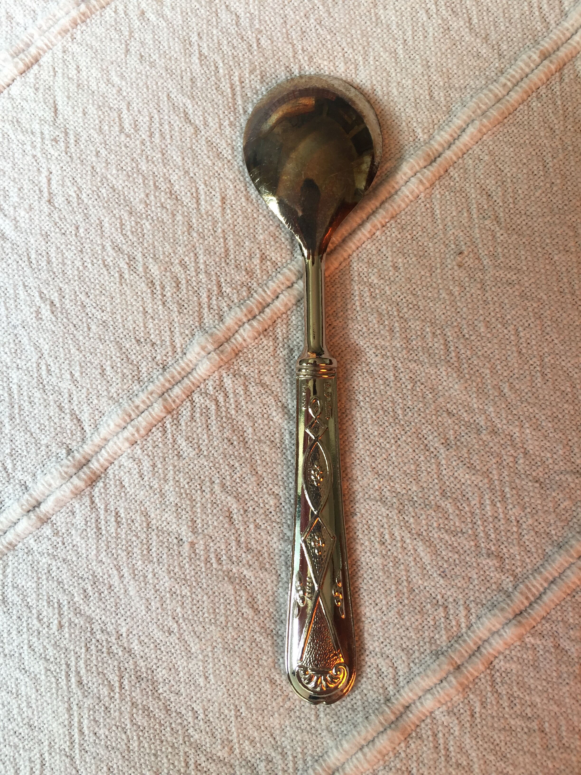 12 spoons la san marco, silver metal, case