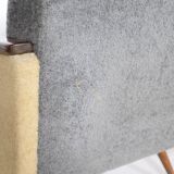 1950s-1960s French armchair set, vintage lounge chairs