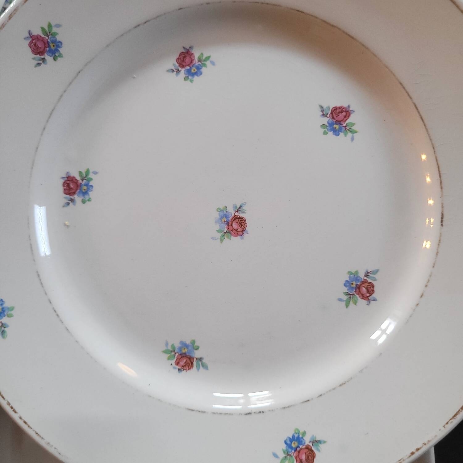 Lunéville KG – assiettes dessert – années 1940