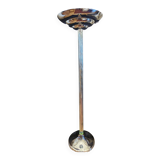 G. frattini pour relco lampadaire vintage chrome et tiges en verre