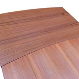 Table à manger scandinave extensible vintage 1960 rectangulaire teck