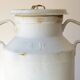 1940s white milk can