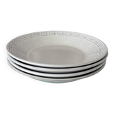 Ensemble de 4 assiettes à soupe en grès Ceramano Allemagne | Moderne du milieu du siècle