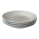 Ensemble de 4 assiettes à soupe en grès Ceramano Allemagne | Moderne du milieu du siècle