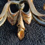 Ancienne appliques en bois médaillon italienne Firenze