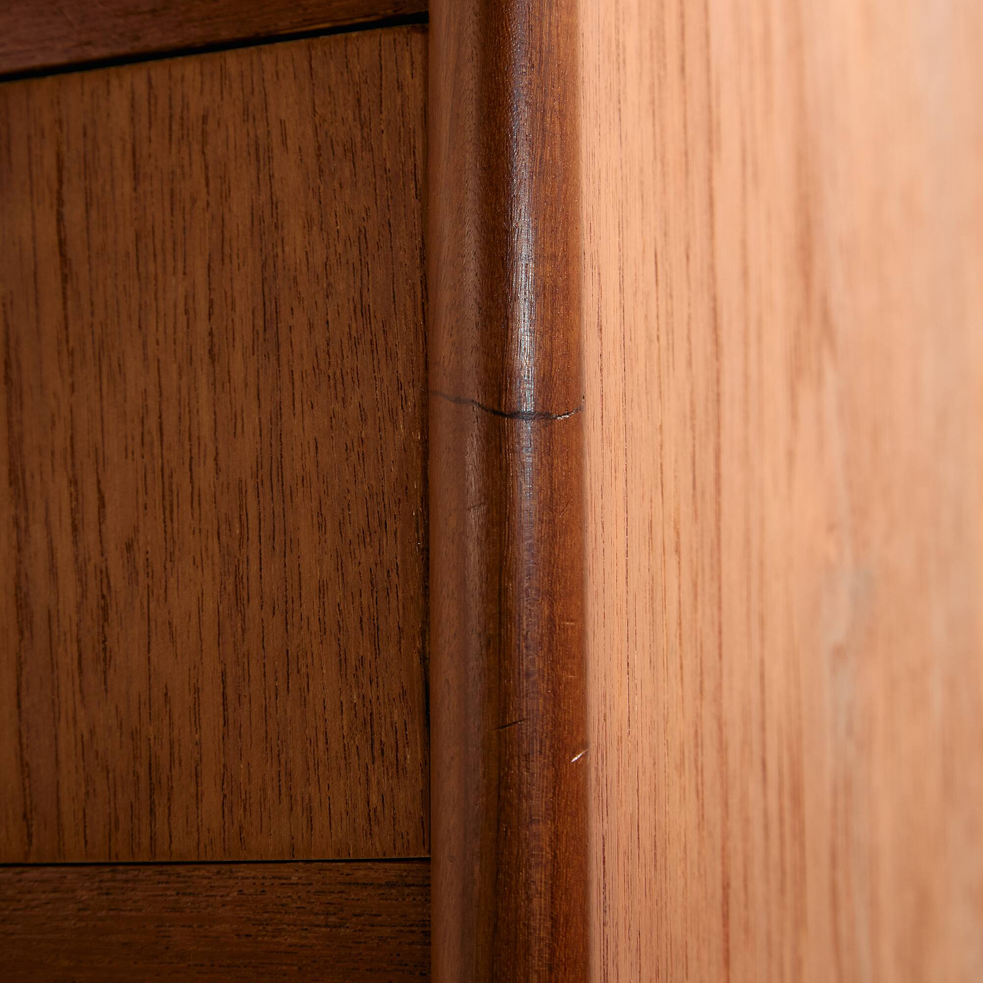 Restored teak dresser