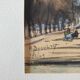 André Duculty (1912-1990) Watercolor on paper "The Tuileries Garden in Paris" Signed below