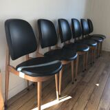 Lot of 6 chairs Baumann model pegasus