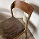 Set of 6 baumann chairs model sled sled circa 1960