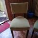 Set of 6 studded velvet chairs