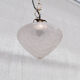 Mid-century opaque glass and brass pendant