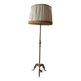 Lampadaire de lecture tripode en bronze Louix XV
