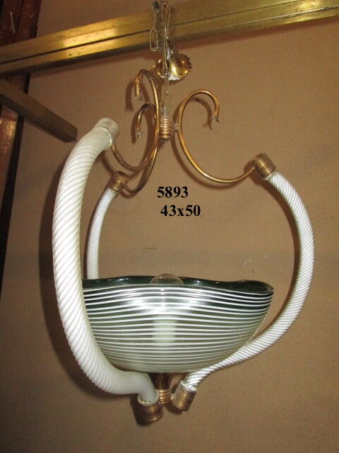 Murano glass pendant lamp from the 60s