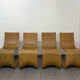 Lot de 4 chaises Contour par Alejandro Estrada pour Piegatto