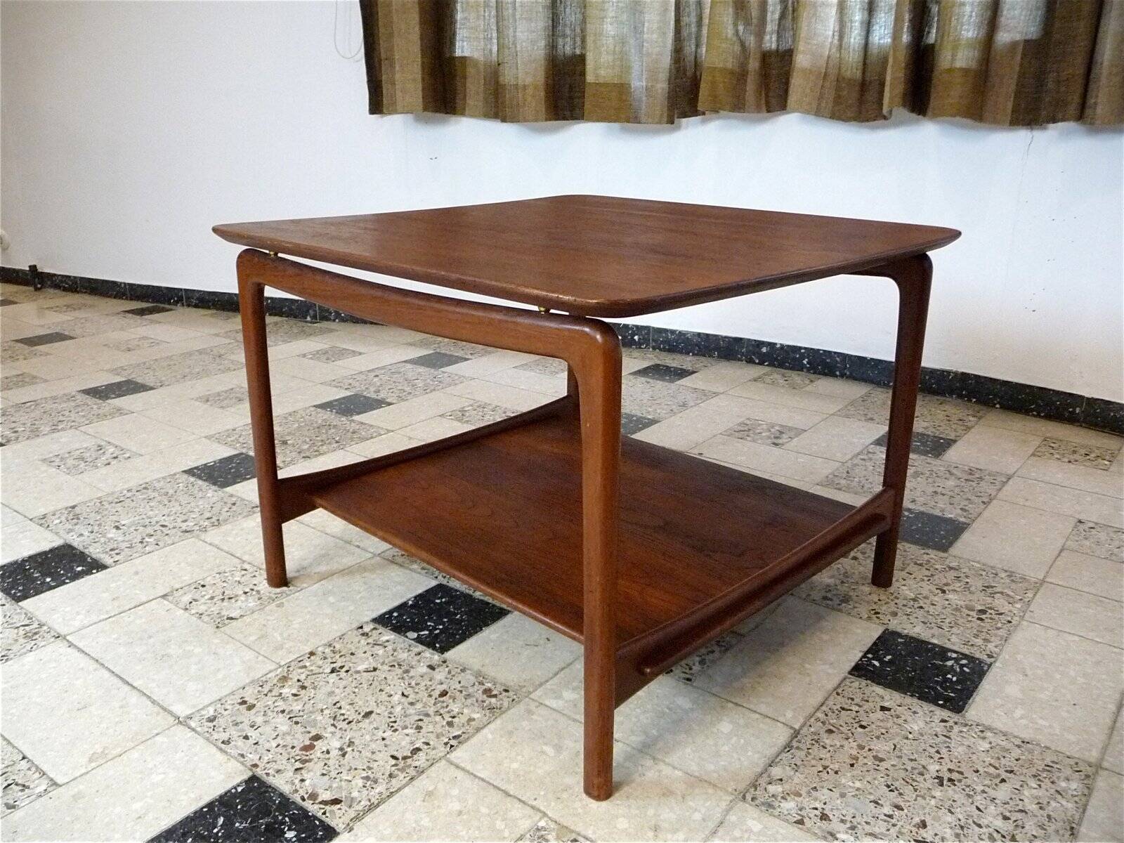 Danish teak coffee table by Hvidt & Mølgaard for France & Daverkosen, 1950s