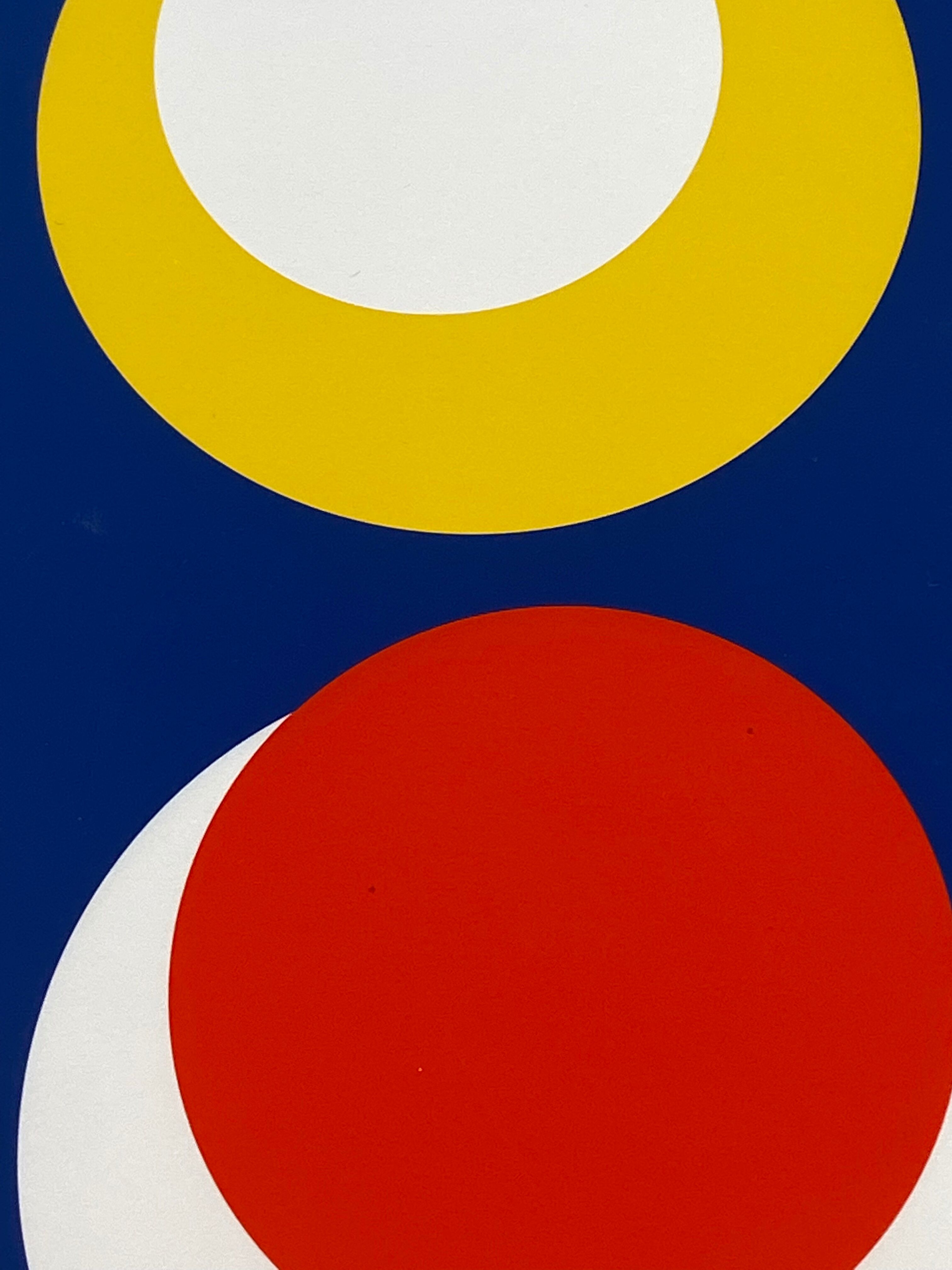 Silkscreen print by Geneviève Claisse 2010s
