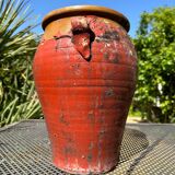 Terracotta pottery jar