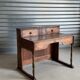 Old tiered counter desk, handcrafted from solid wood.