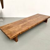 Solid oak coffee table, 1950s