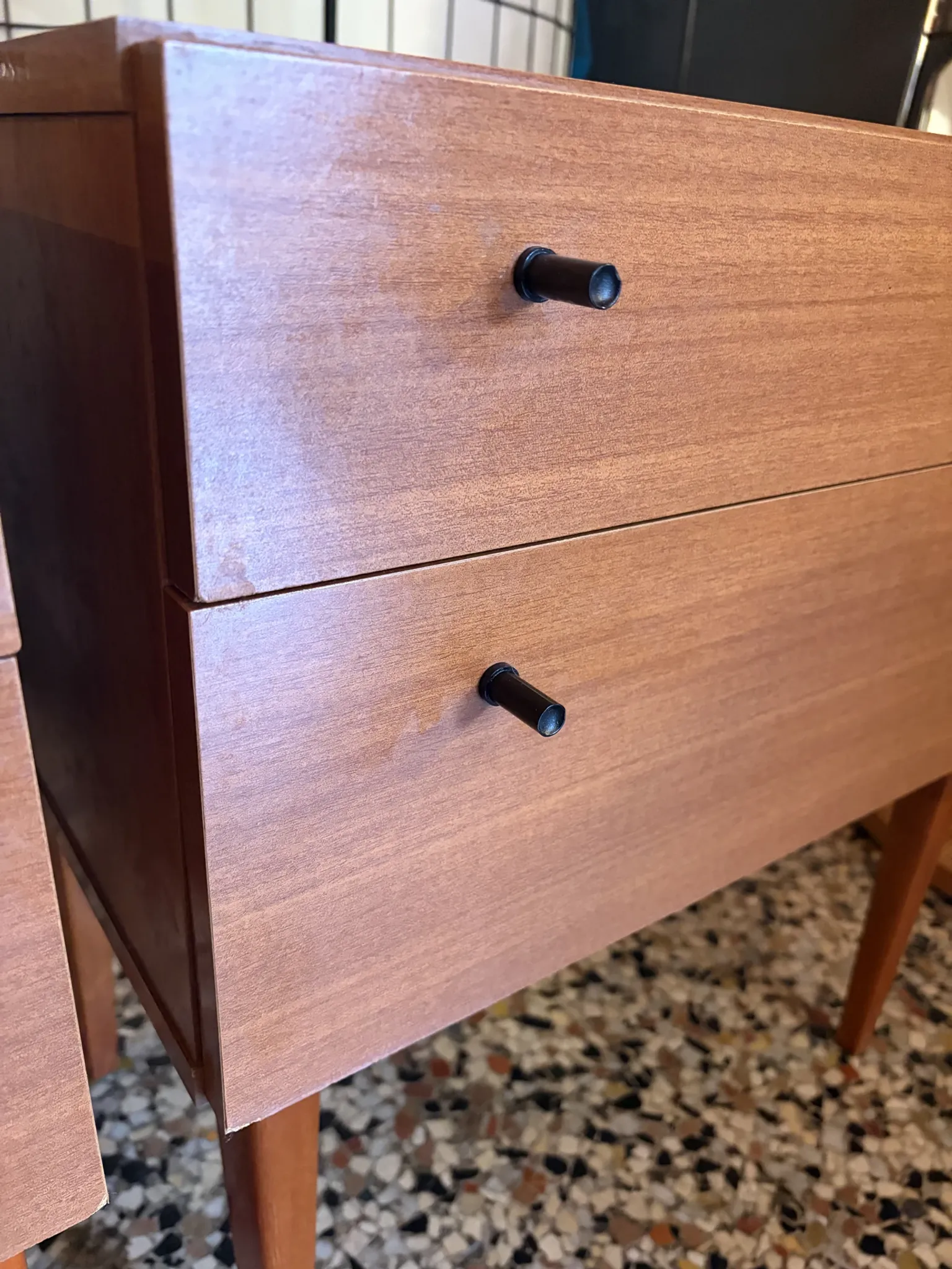 Vintage bedside tables