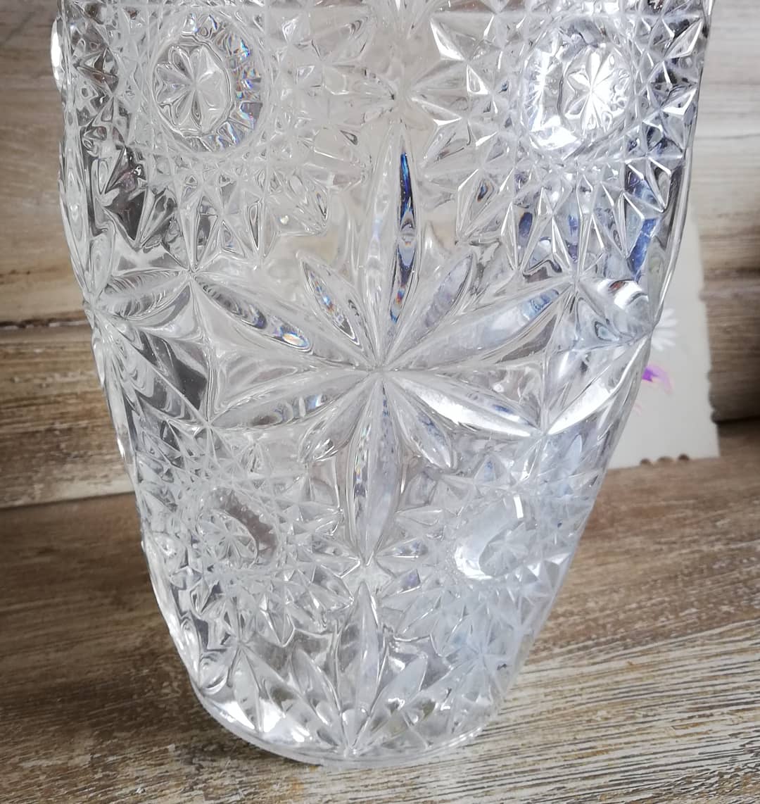 Vase en verre  vintage