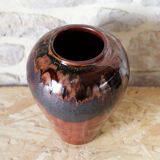 Vase in glazed stoneware by Jean Cacheleux