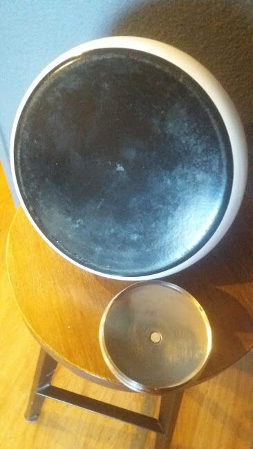 Vintage enamelled kettle