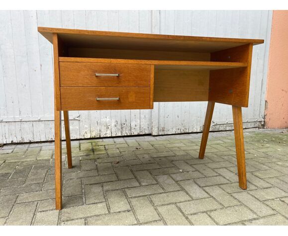 Bureau vintage pieds compas 1950