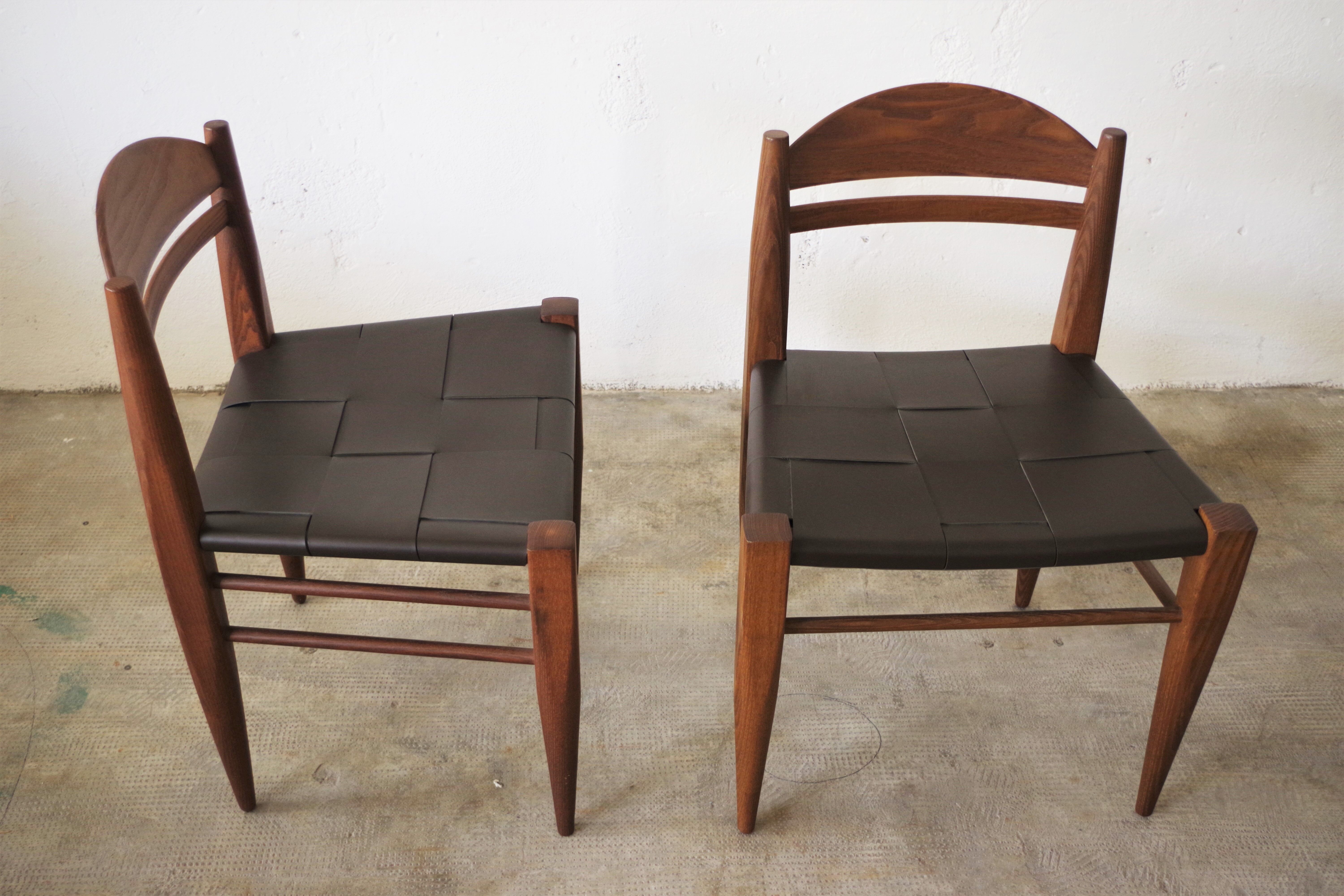 Biliani Dining Room Chairs, 1900s, Set of 2