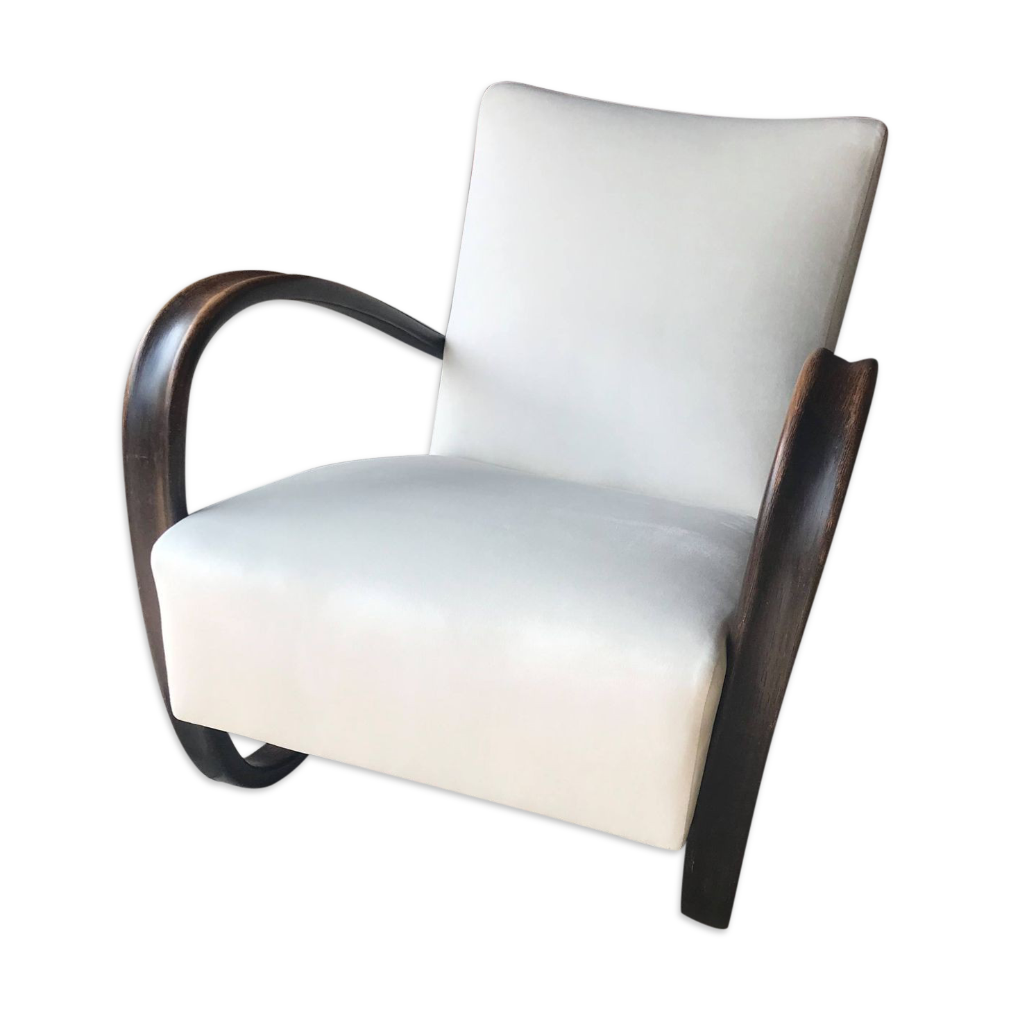 Model H 269 Lounge Chair by Jindrich Halabala, 1930s.