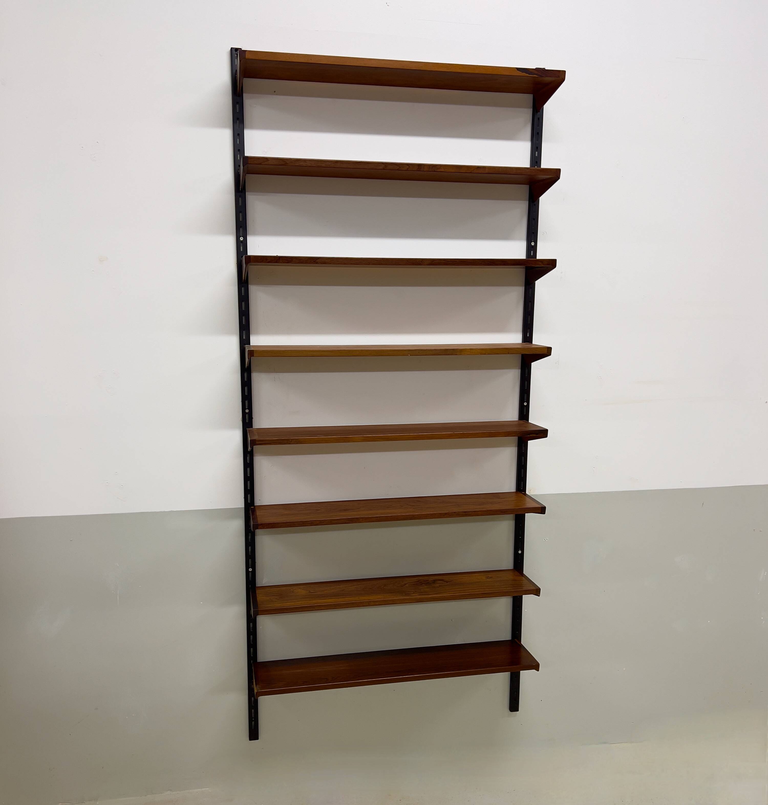 Kai Kristiansen Rosewood Shelving System, Felballes Møbler.