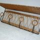 Wicker wall coat-hanger 1960