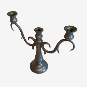 Tin candlestick