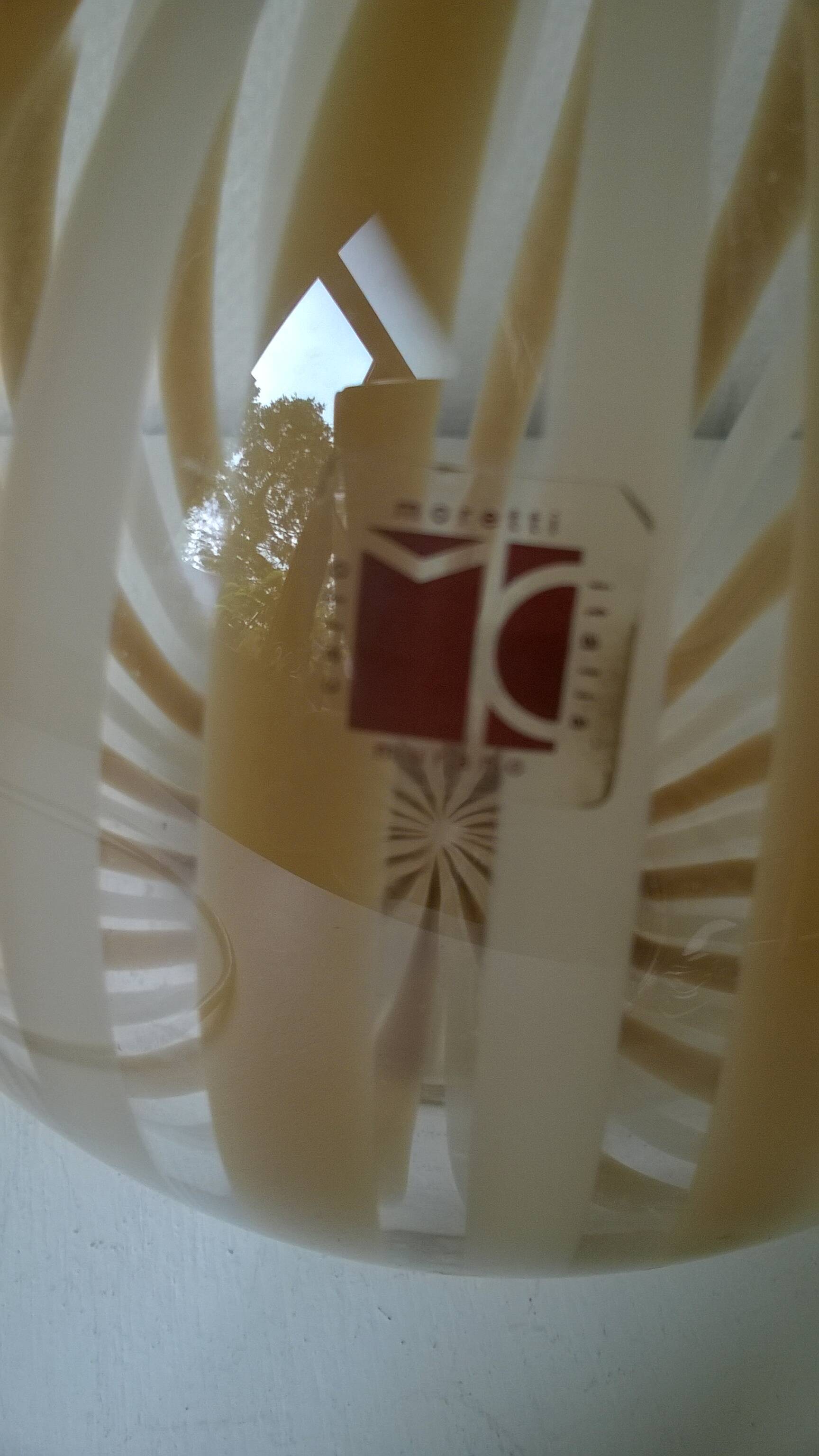 Lampe de table en verre de Murano par Carlo Moretti 1970