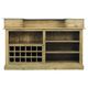 Industrial bar in solid wood