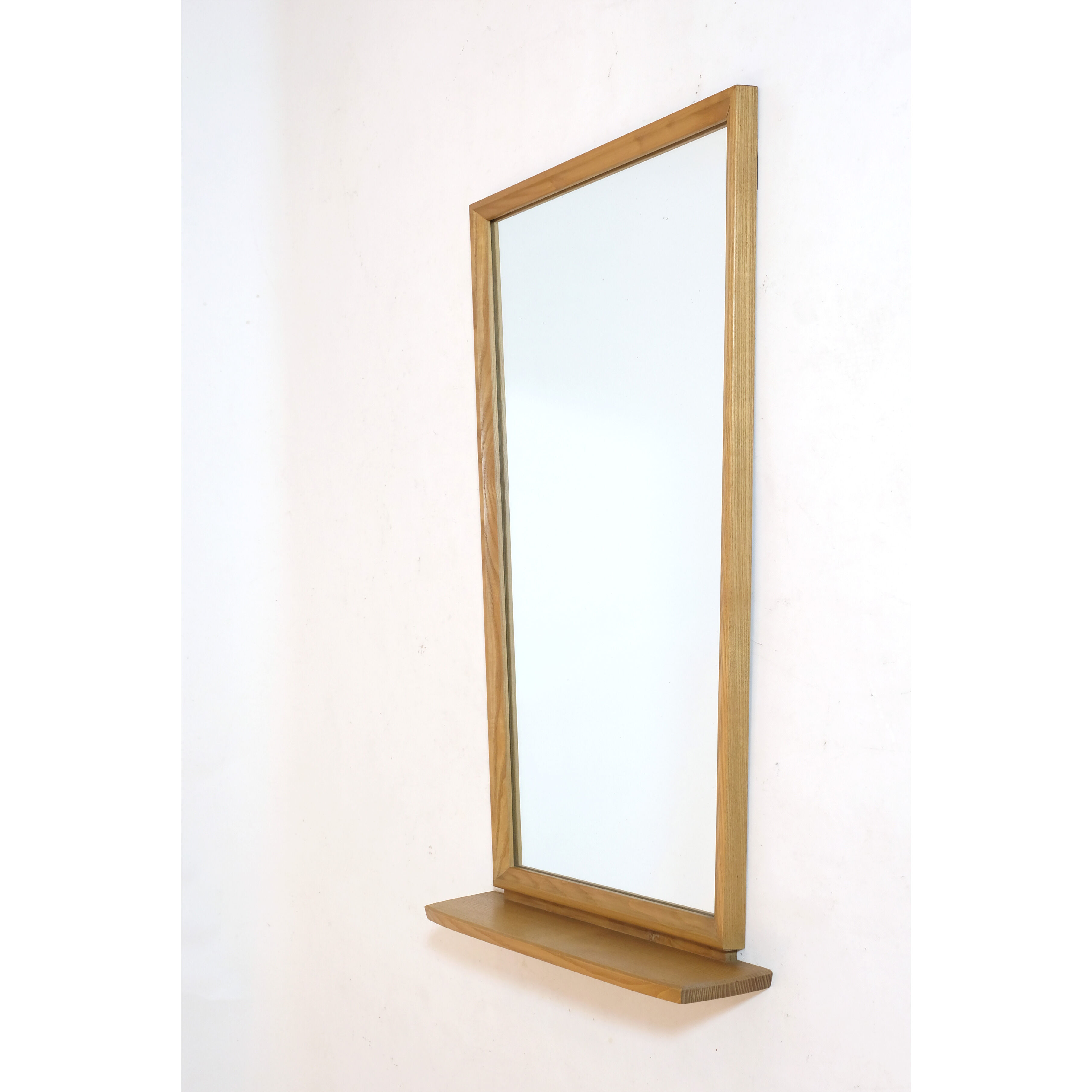 Mirror with tablet from the 60s, 101x53 cm