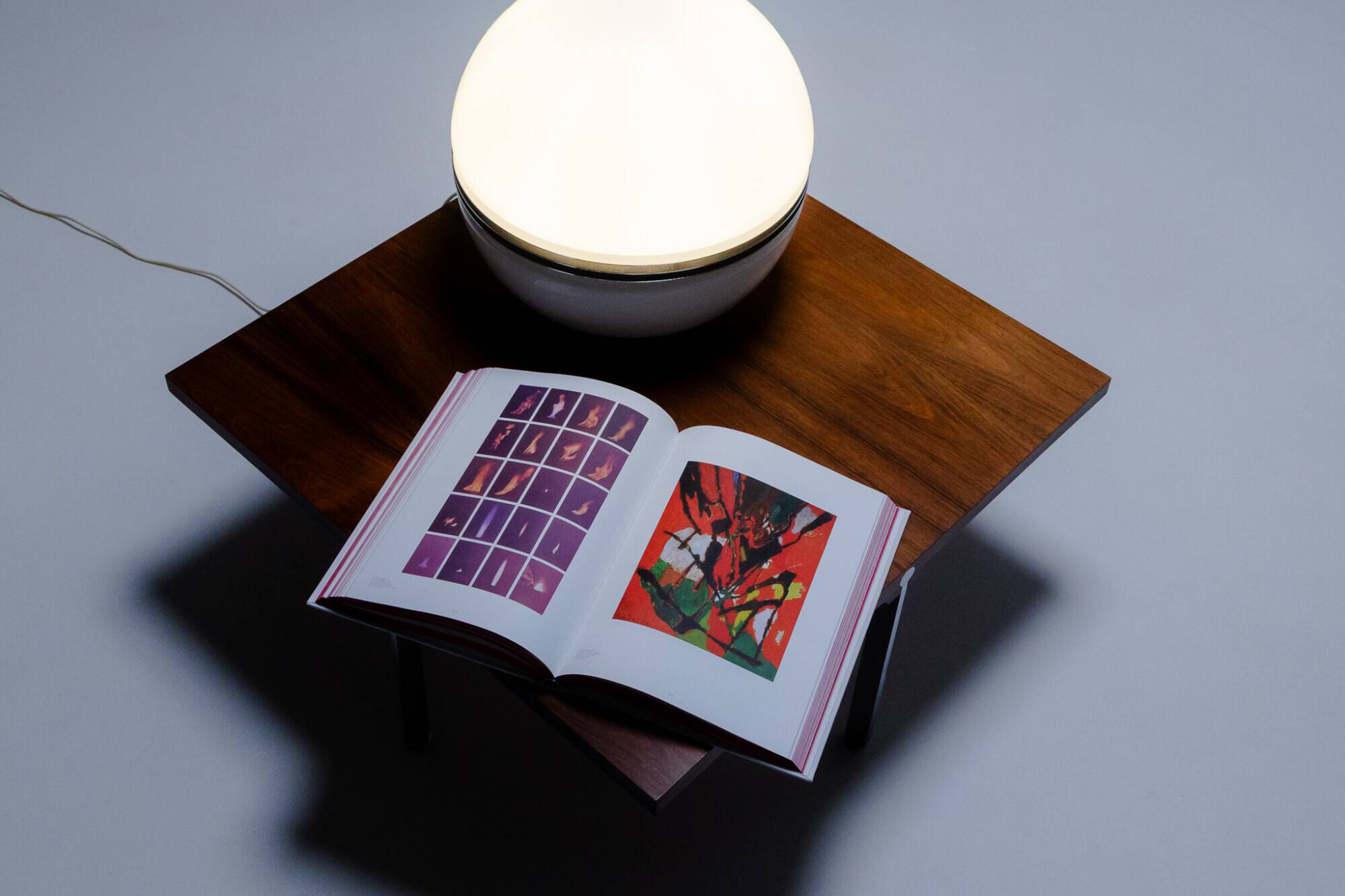 Space Age spherical table lamp by Enrico Tronconi, Italy, 1970s