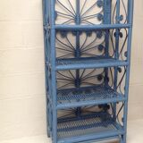 Peacock Rattan Shelf Bookcase