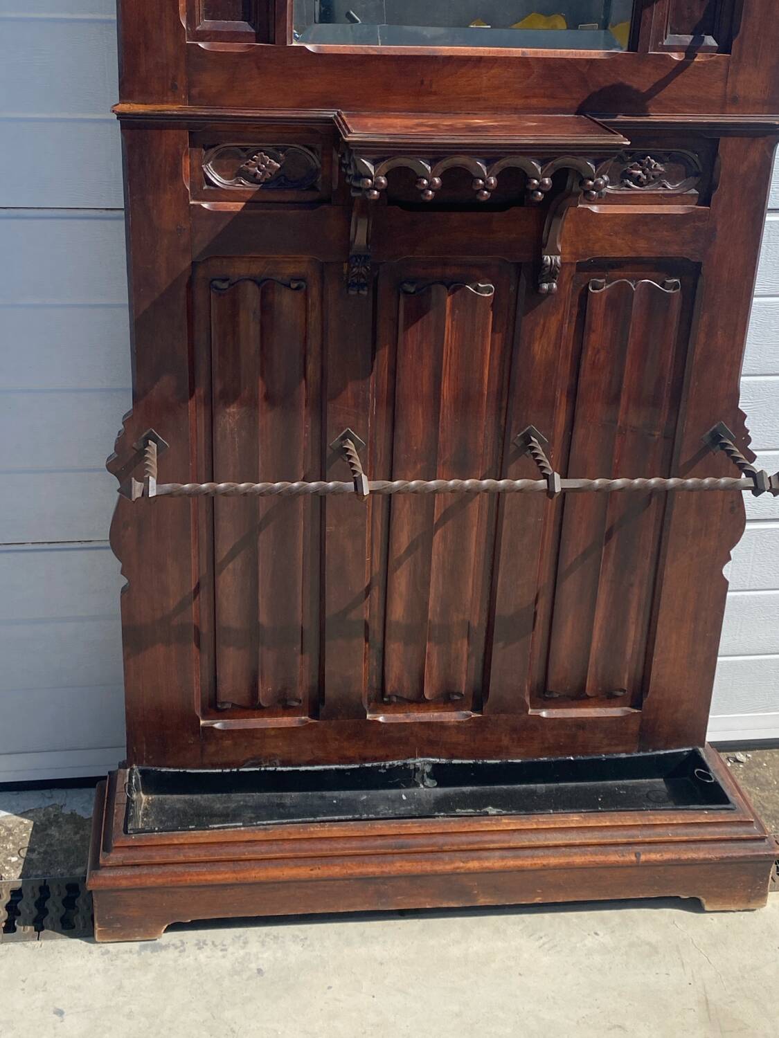 Beautiful neo-Gothic coat rack