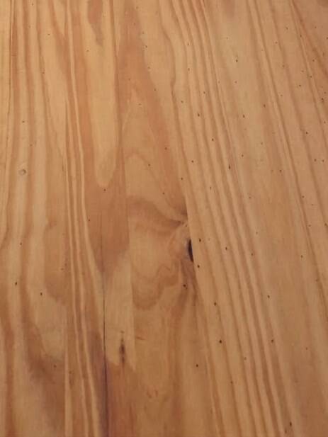 Large solid pine minister's desk with turned legs.