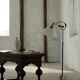 Lampadaire danois Art Déco, en fer forgé ajustable, forgé à la main, années 1930