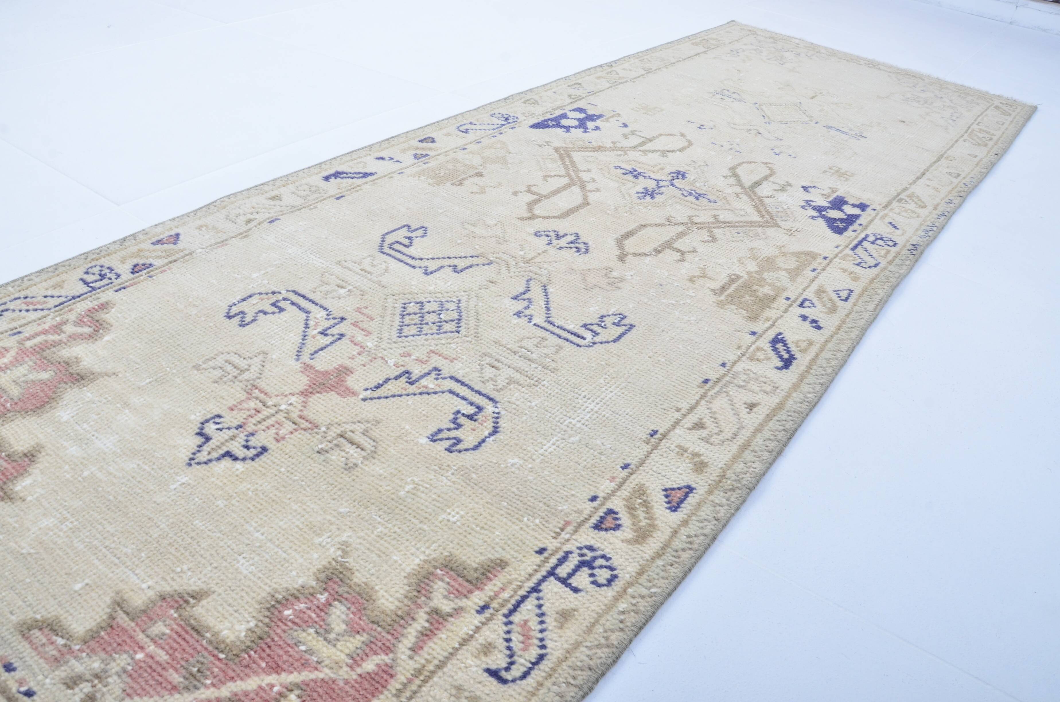 Decorative Oushak Vintage Wool Rug sku 3319