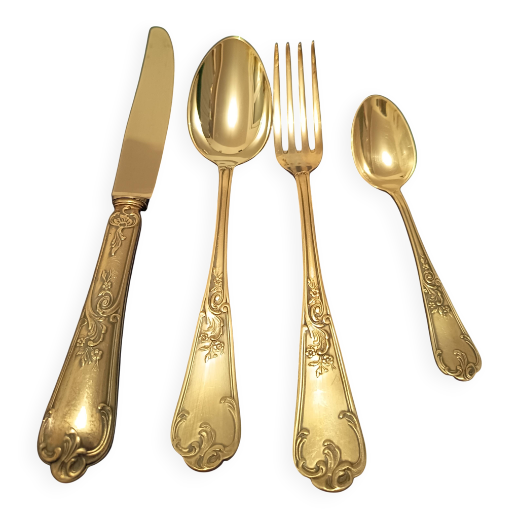 EINOX - Ménagère pour 12 personnes (132) - Acier, Plaqué(e