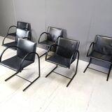 Vintage cirkel chairs by Metaform, 1980s, set of 6