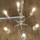 Lustre Hollandais en métal argenté XXème